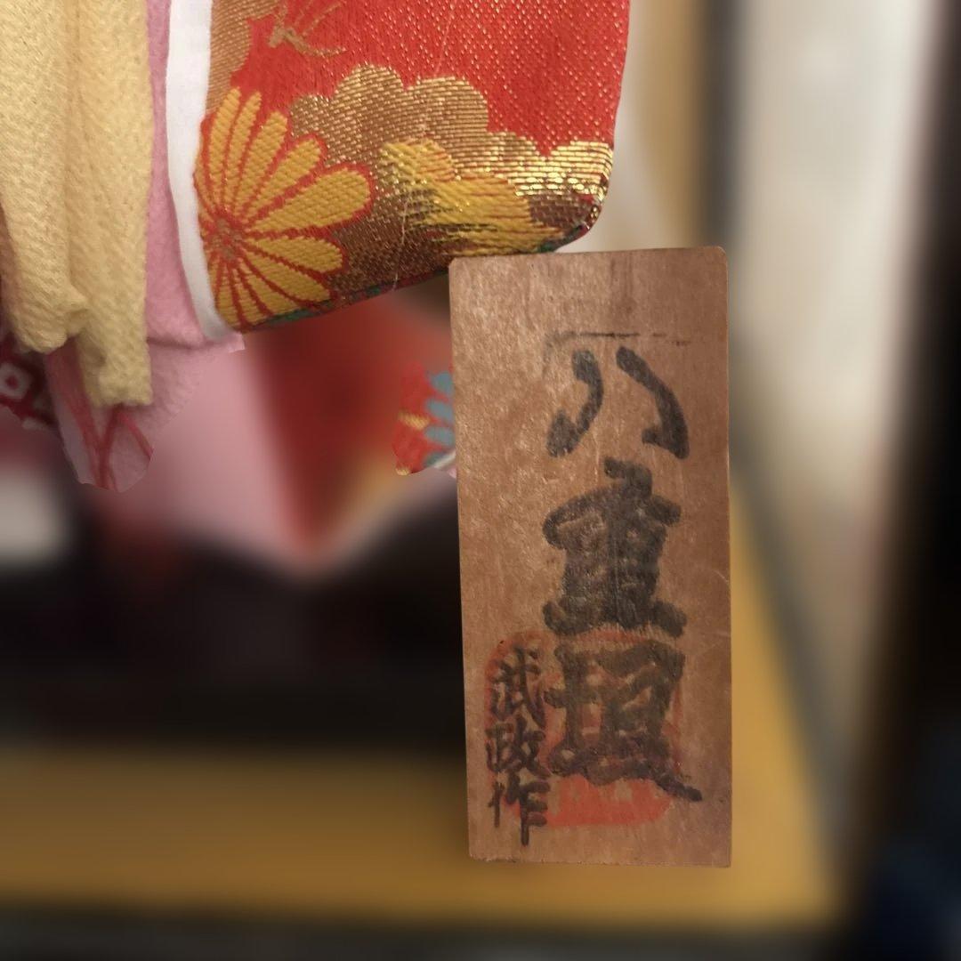 日本人形ガラスケース入り