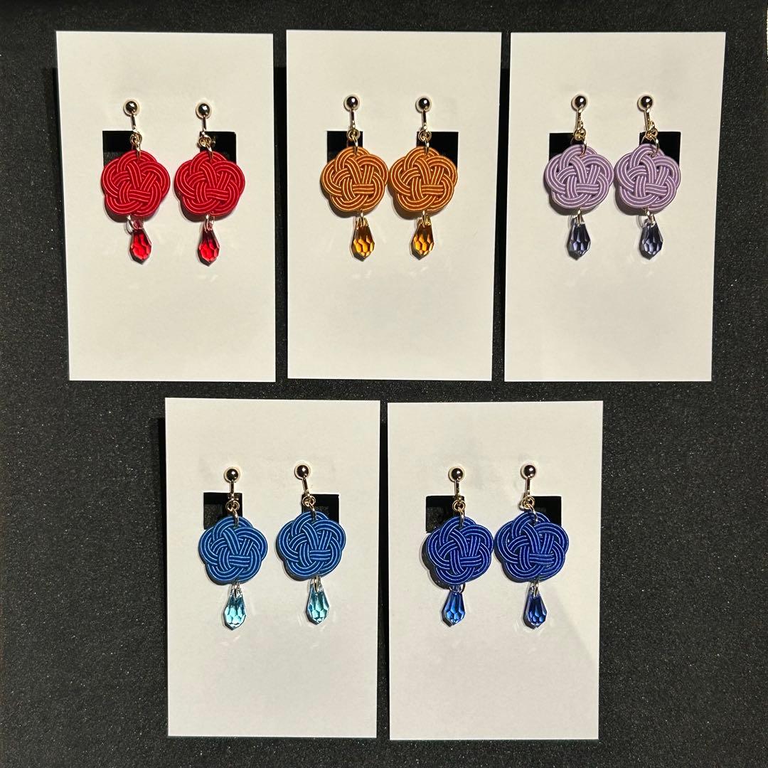 ゆあ★水引ピアス＆イヤリング 51点