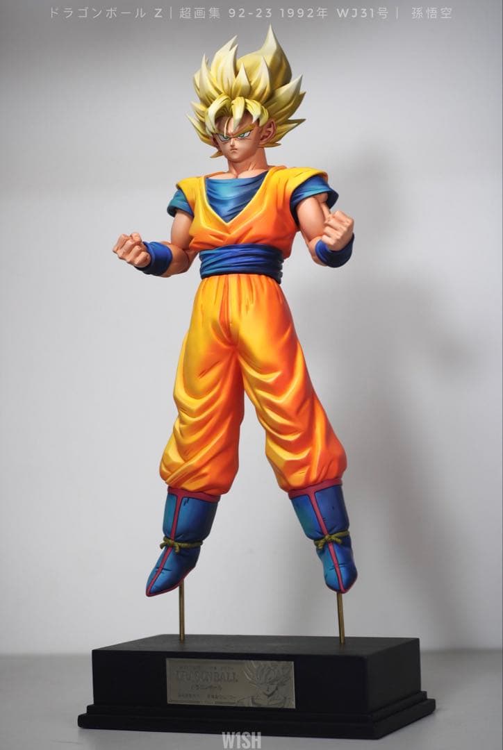 ドラゴンボールガレージキット　超サイヤ人孫悟空　レジン スタチュー　原作絵