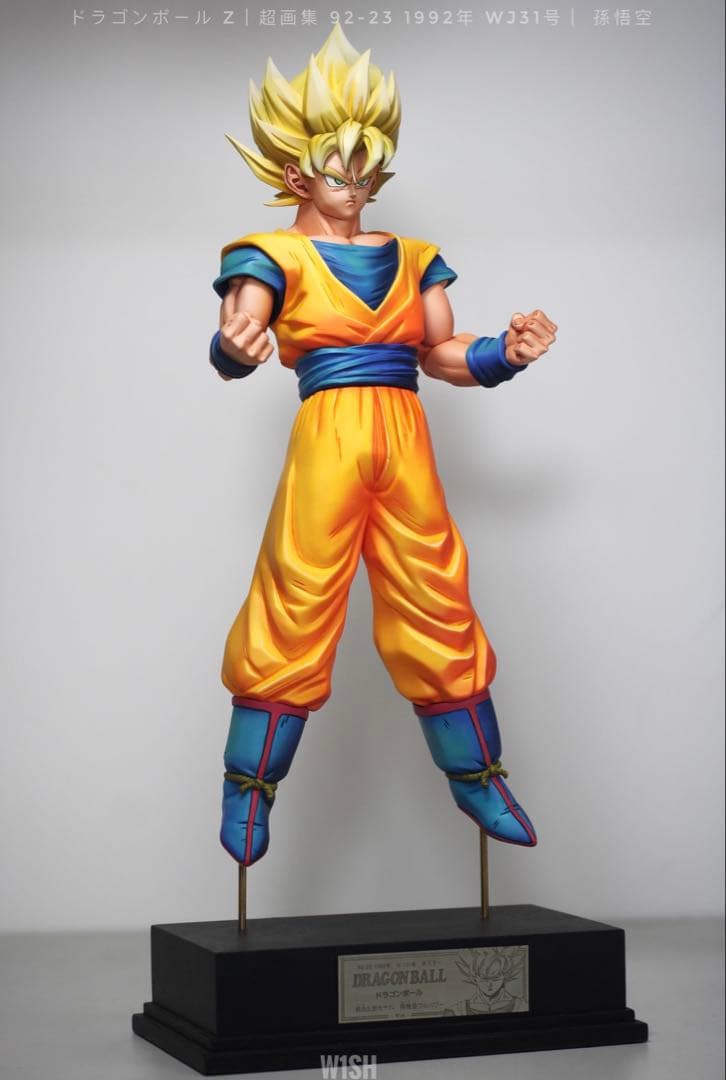 ドラゴンボールガレージキット　超サイヤ人孫悟空　レジン スタチュー　原作絵
