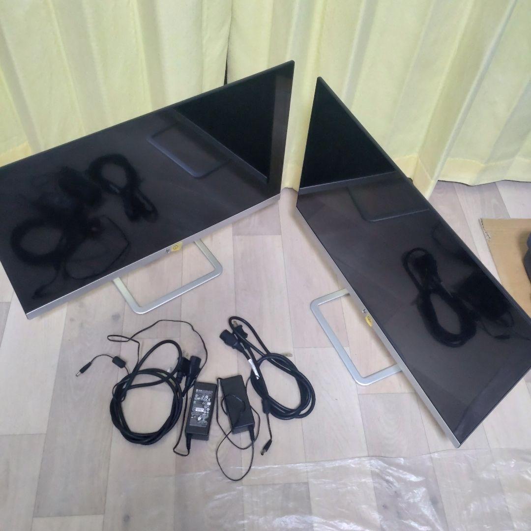 HP 27er ２台セット 1台ジャンク ディスプレイ 液晶モニター