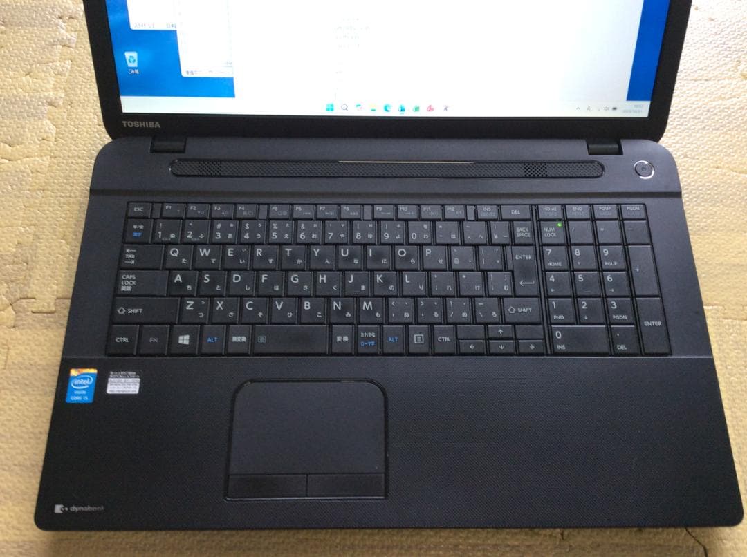東芝ノートPC　17インチ Win11 Corei5 8GB SSD256GB