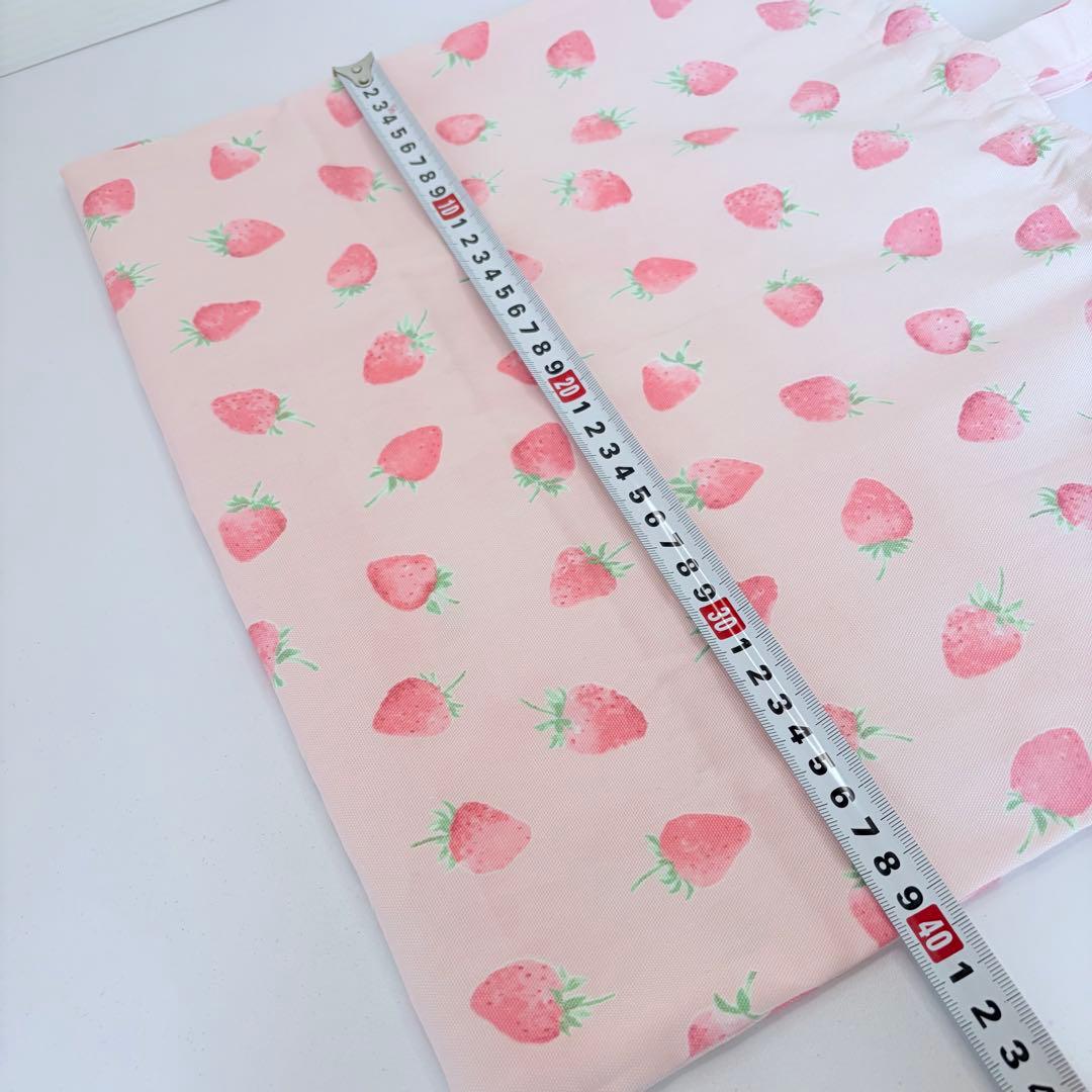 j.m♡断捨離中様　確認用　いちご　ピンク　着替え袋　給食袋