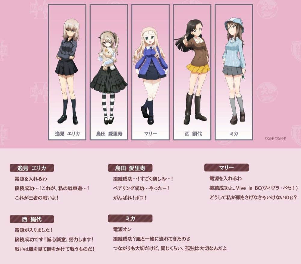 ガールズ＆パンツァー　ガルパン　アビオット　イヤホン