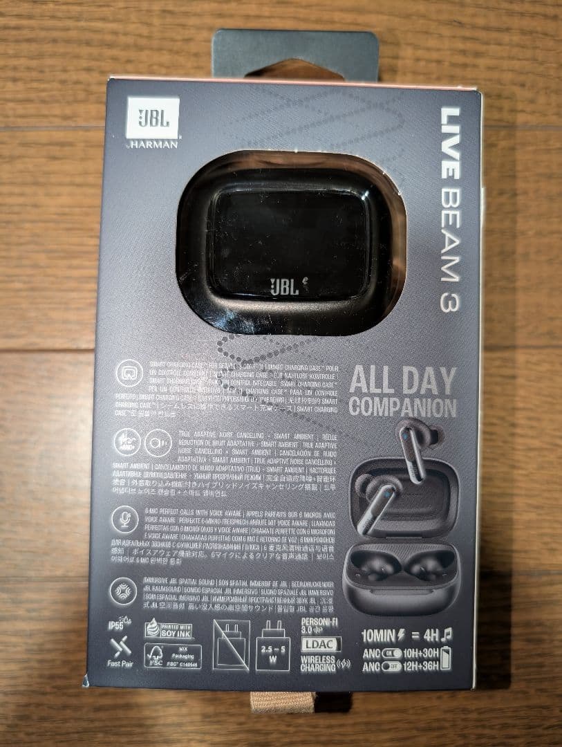 JBL LIVE BEAM 3 ワイヤレスイヤホン