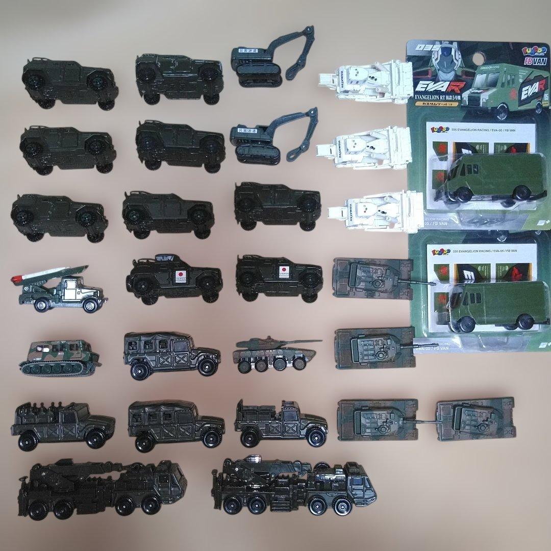 トミカ 自衛隊 JSDF ミサイル車 軽装甲機動車 戦車 高機動車 27台セット