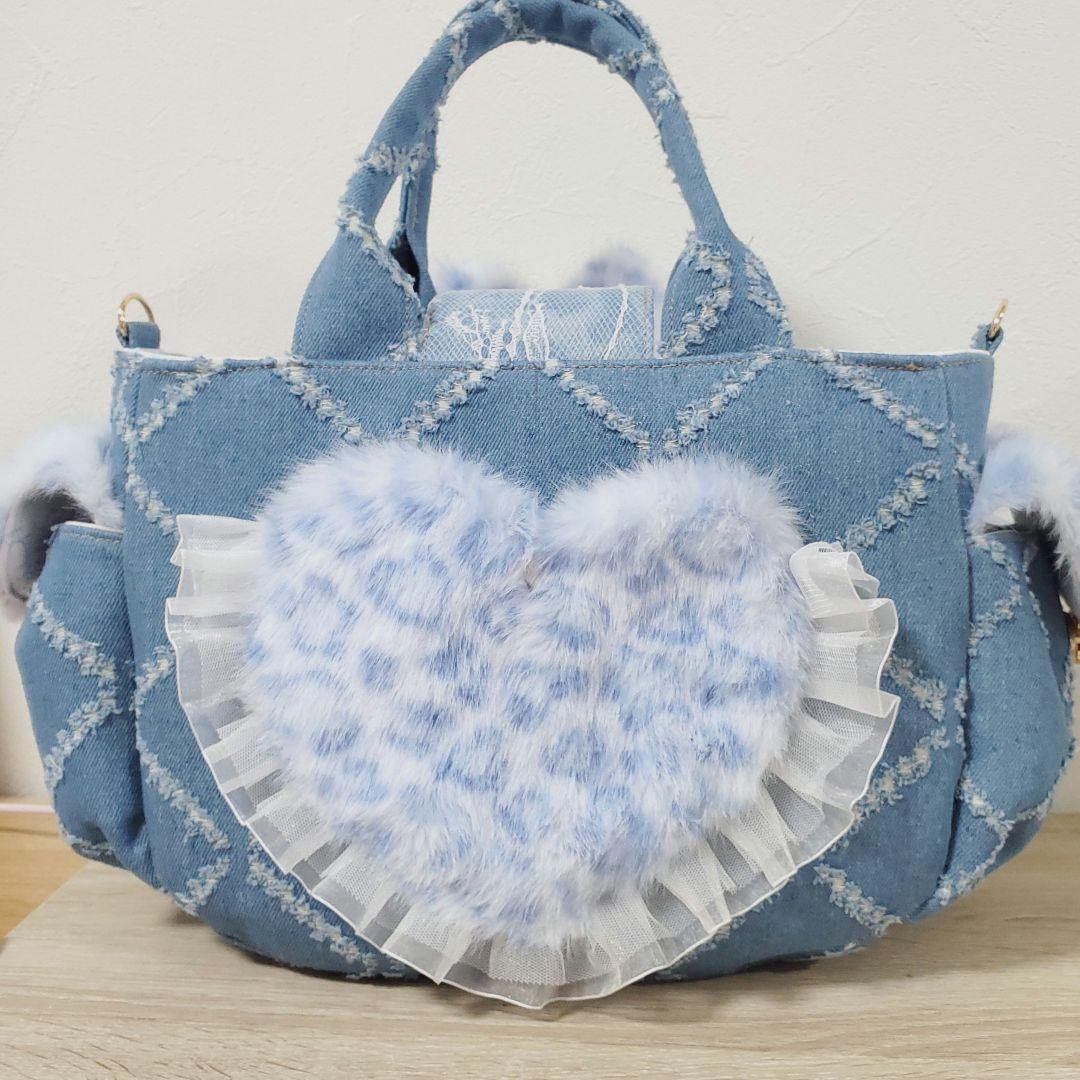 ハンドメイド サイドポケット付きトート バッグ コヤンイサムチョン ルミ ねこ