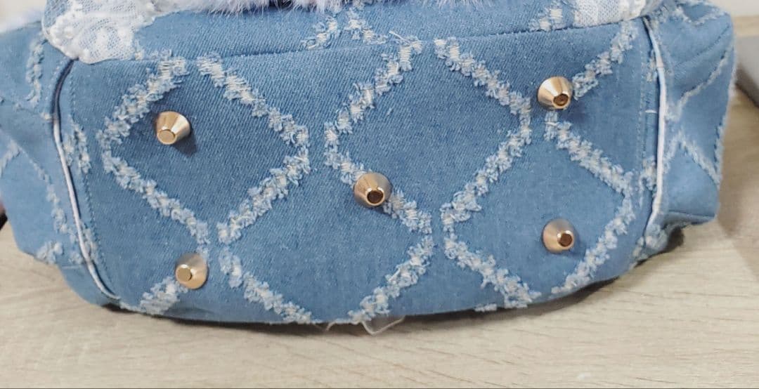 ハンドメイド サイドポケット付きトート バッグ コヤンイサムチョン ルミ ねこ