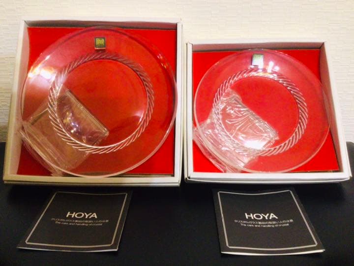 ◆HOYA 高級品◆贈答5箱セット◆保谷クリスタル東京◆花瓶/酒器/飾皿◆新品◆
