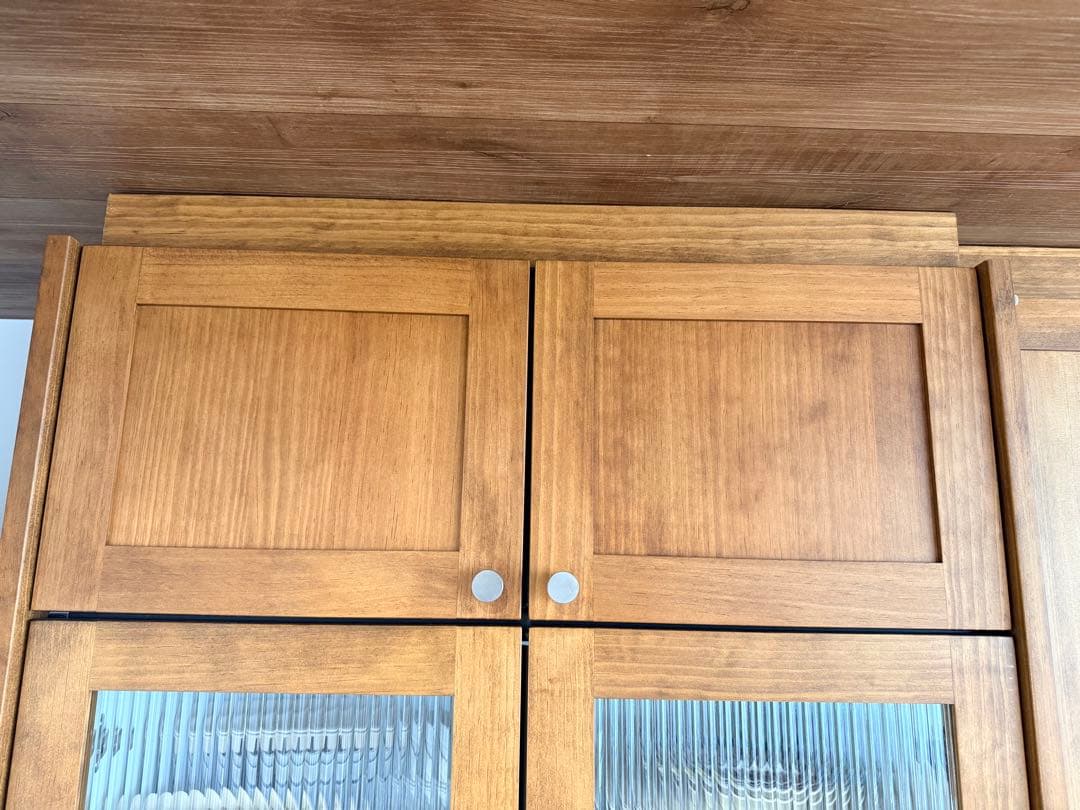 【未開封】ウッドワン 木製 吊戸棚 収納 幅75cm 高50cm