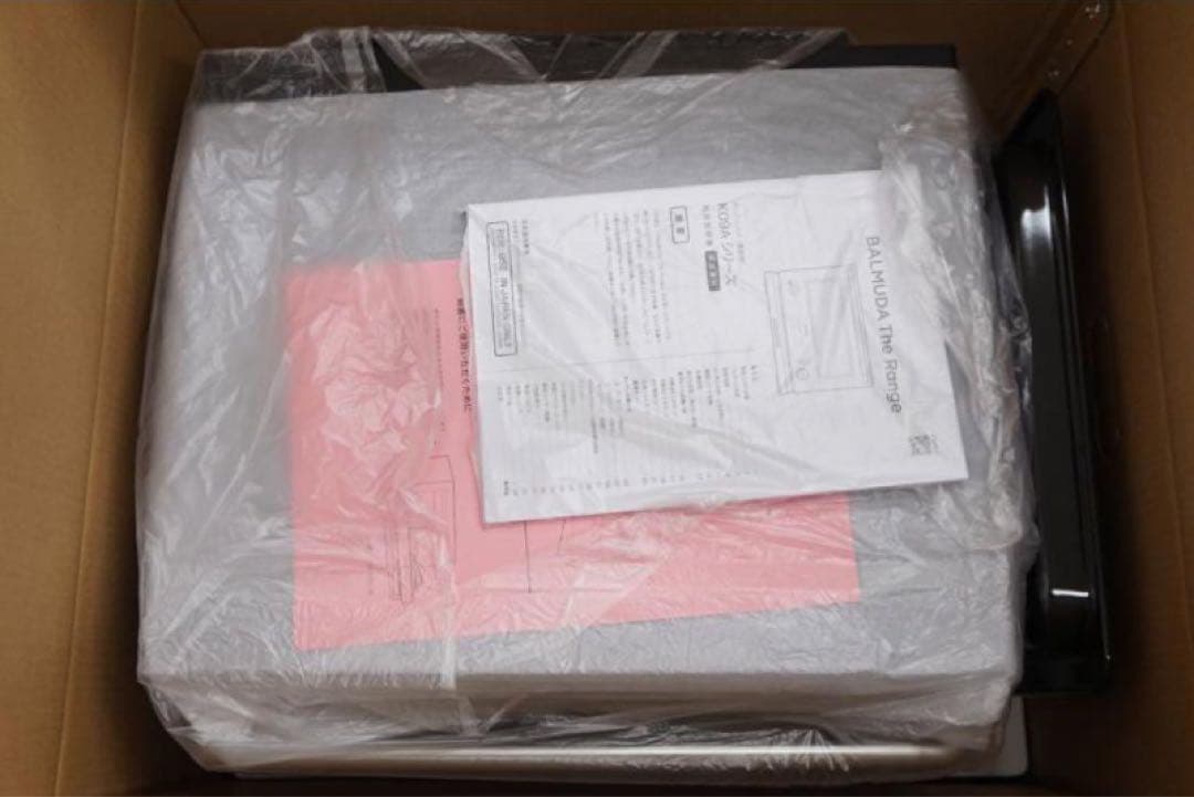 【未使用】BALMUDA The Range K09A-BK オーブンレンジ