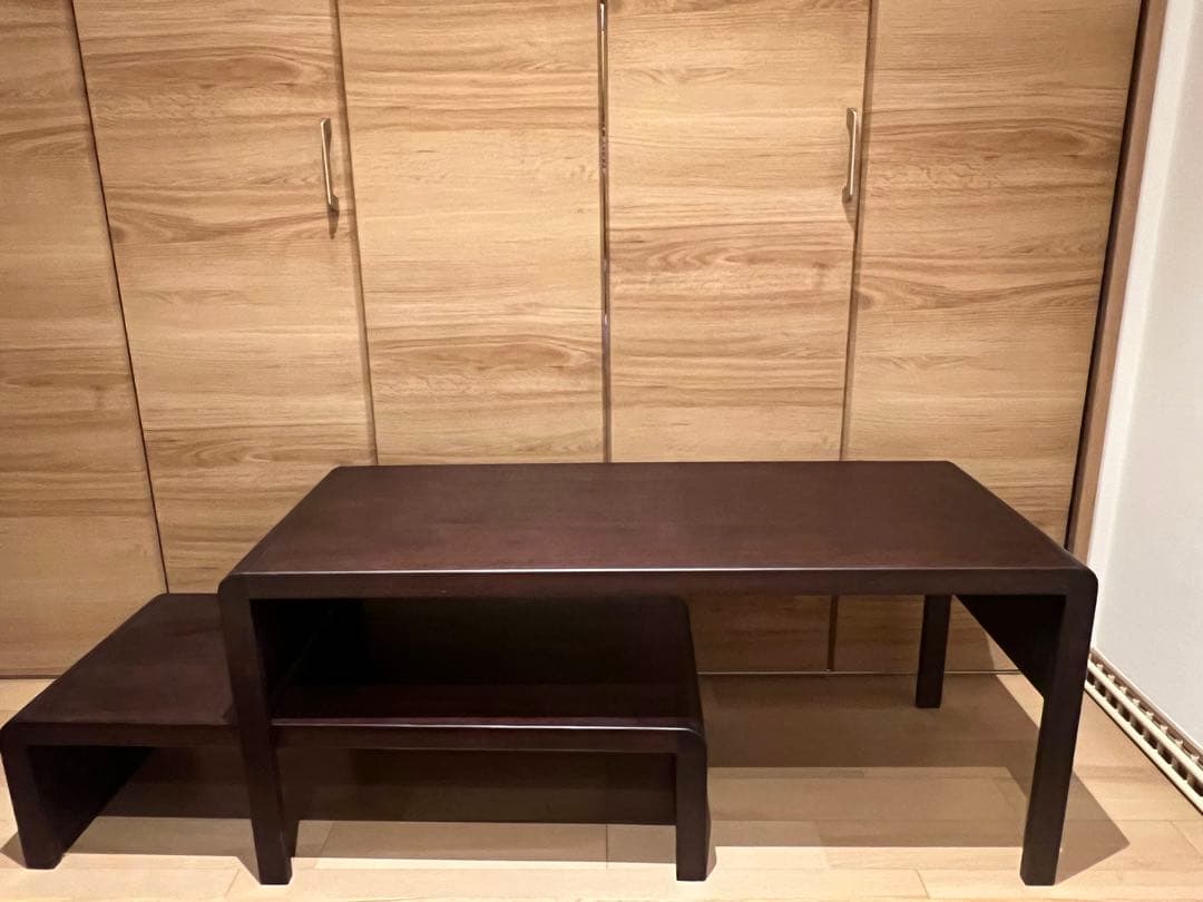 ダークブラウン木製テレビ台