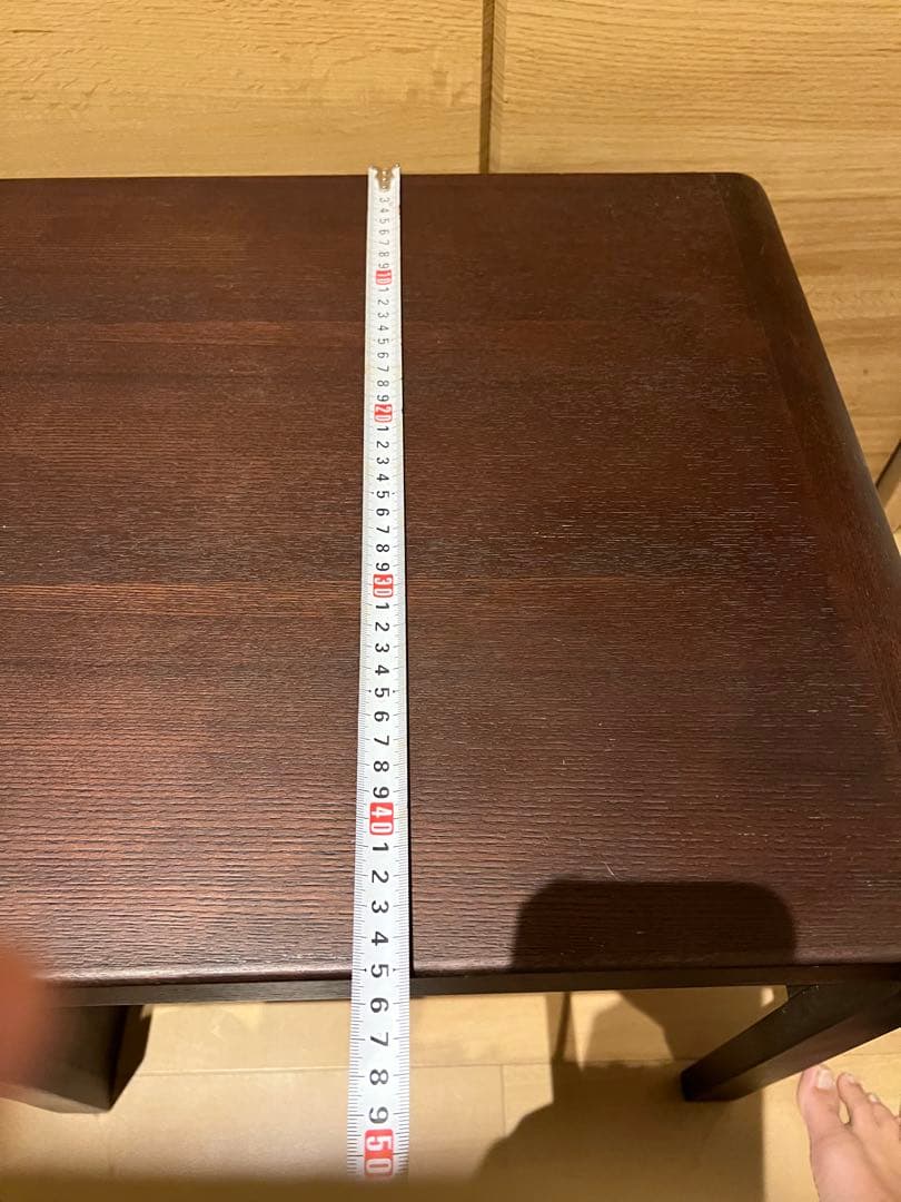 ダークブラウン木製テレビ台