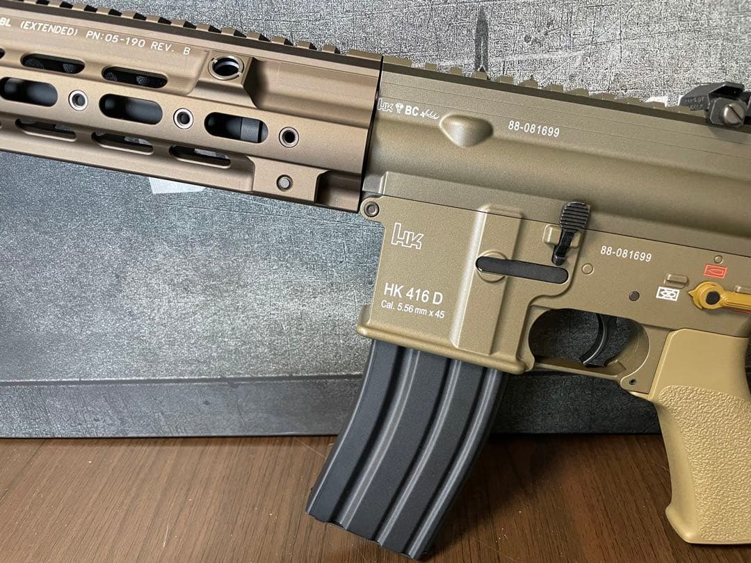 東京マルイ 次世代電動ガン HK416 デルタカスタム MAGPUL グリップ他