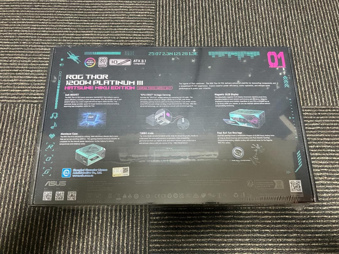 新品　ASUS ROG Thor 1200W Platinum III 初音ミク