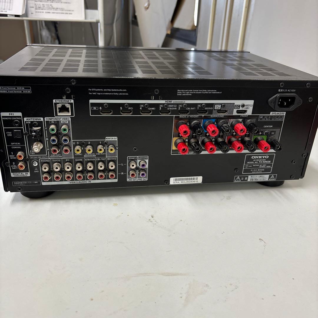 onkyo TX-NR636 アンプ　最終値下げ