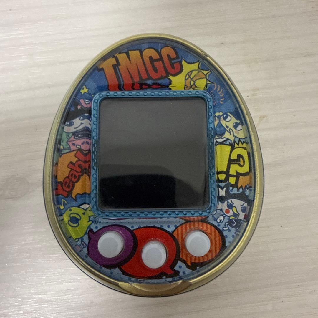 動作確認済　たまごっち4U ブルー　アメコミ　カバー