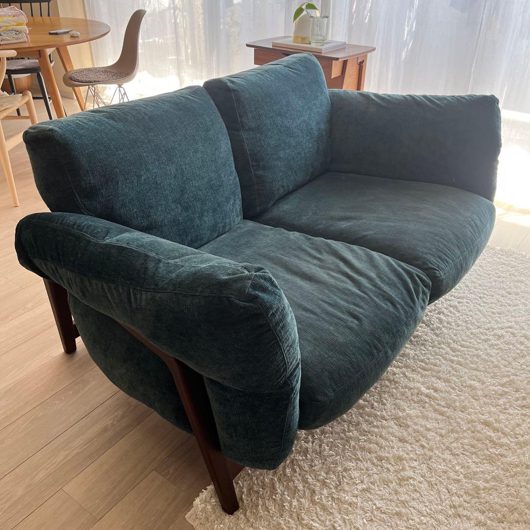 富士ファニチャア　2P ソファ　ナギ