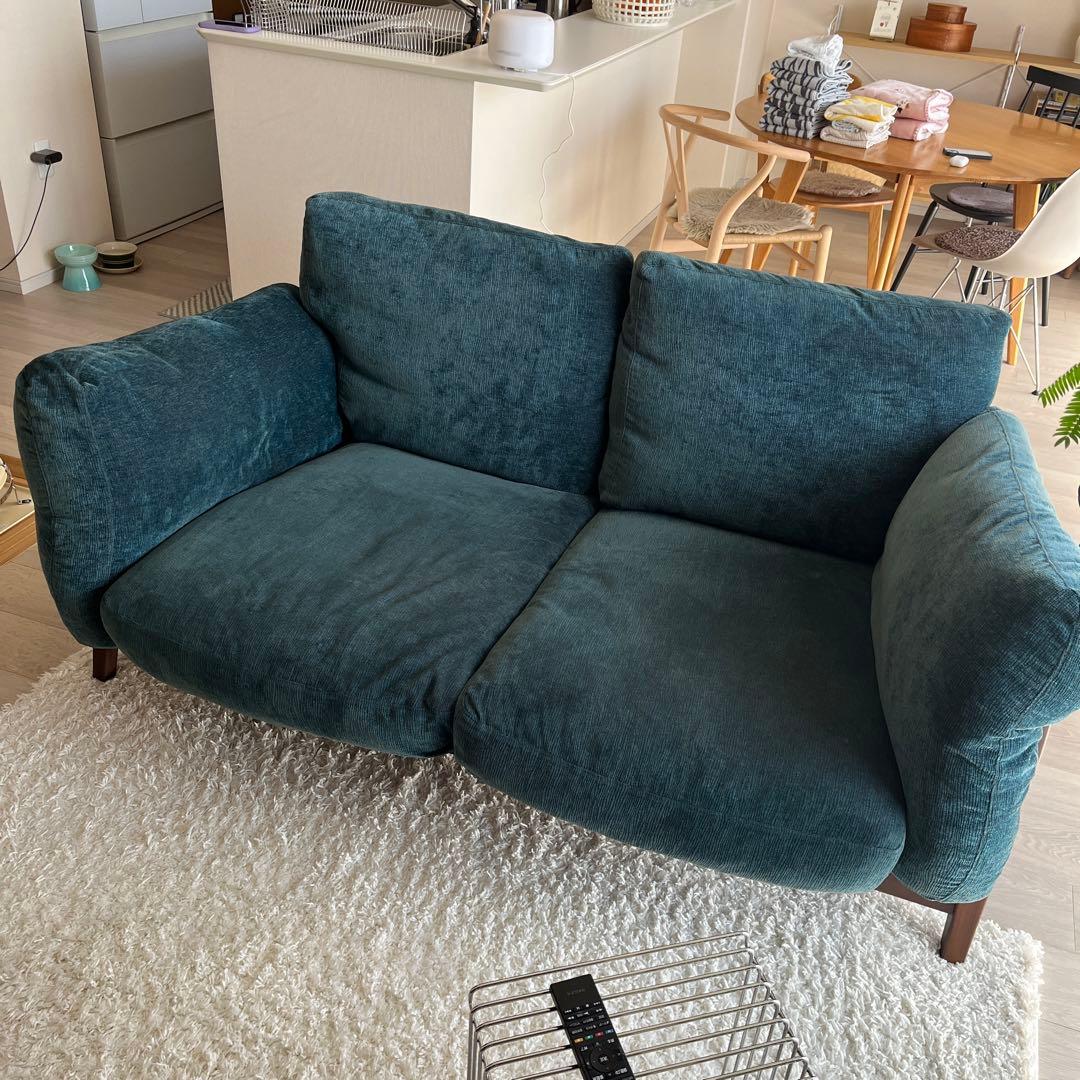 富士ファニチャア　2P ソファ　ナギ