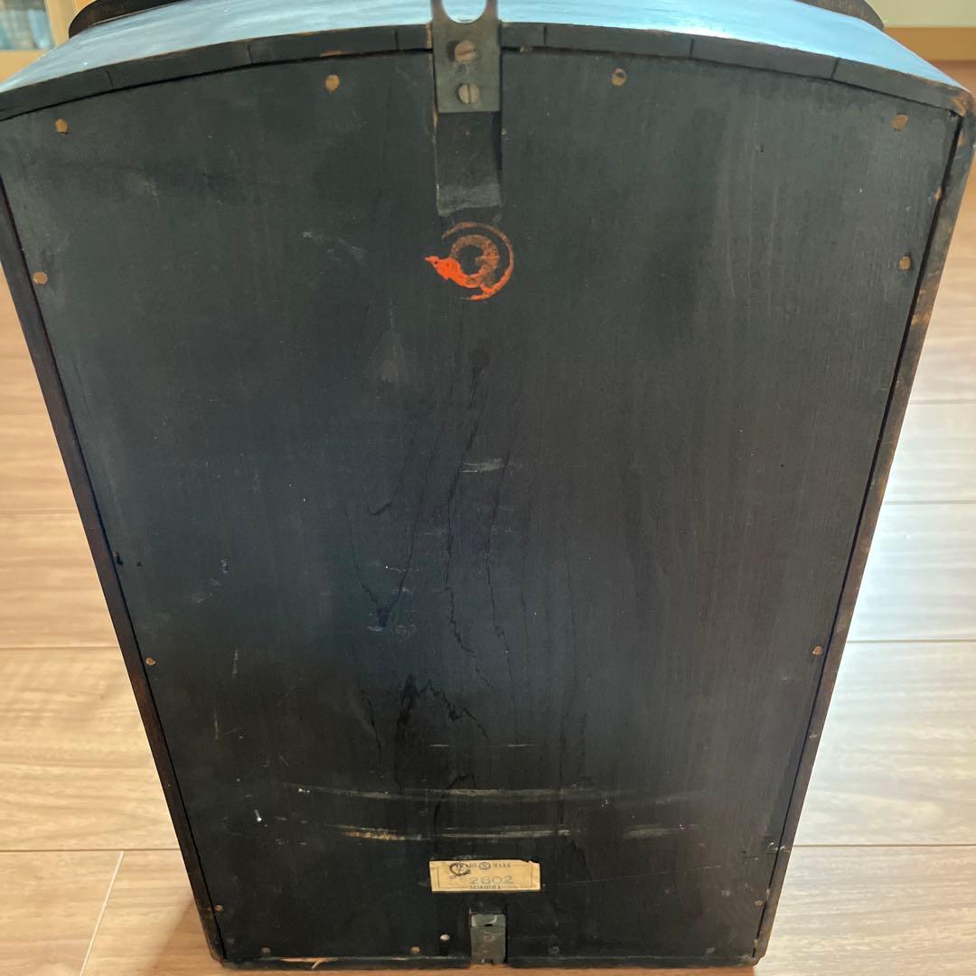 ゼンマイ式振り子時計　昭和レトロ　アンティーク　ジャンク品