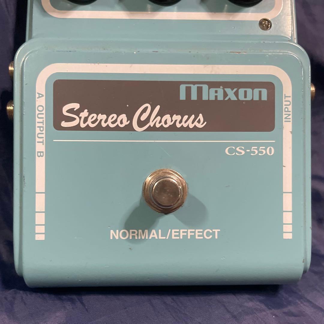 【初期型】マクソン CS-550 コーラス 元箱・取説・専用ACアダプター付