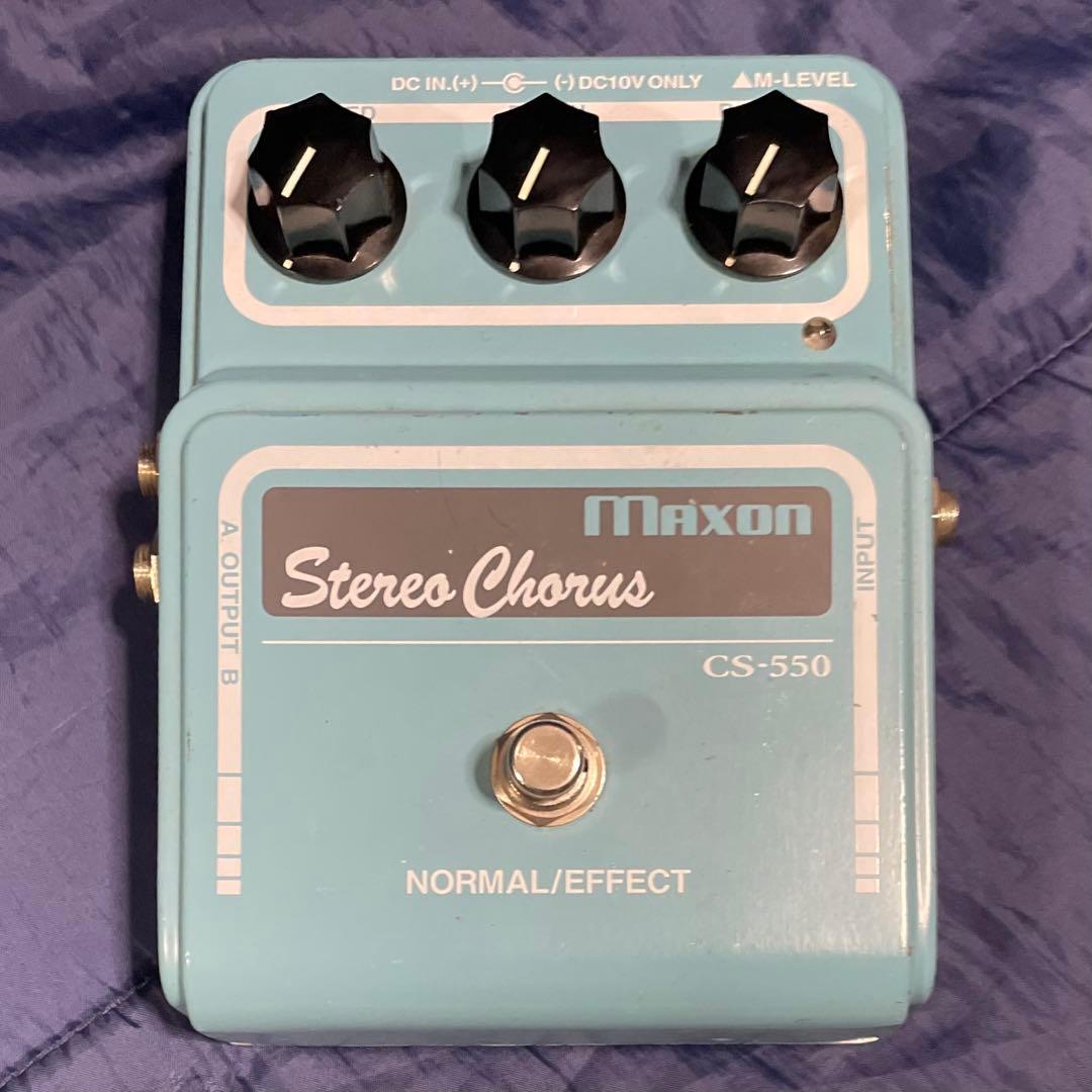 【初期型】マクソン CS-550 コーラス 元箱・取説・専用ACアダプター付