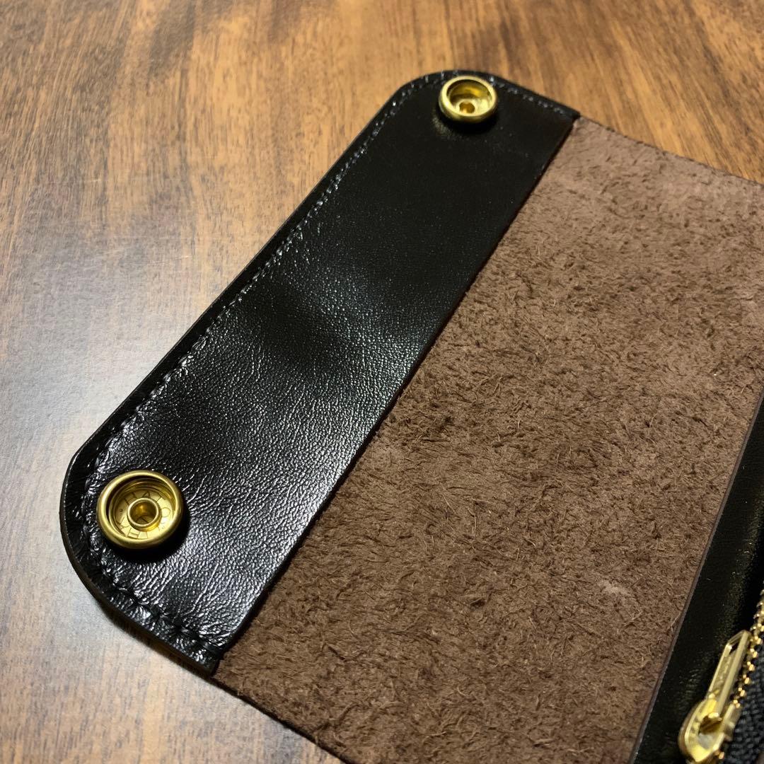 トラッカーウォレット　ミドル　ホースレザー　二層