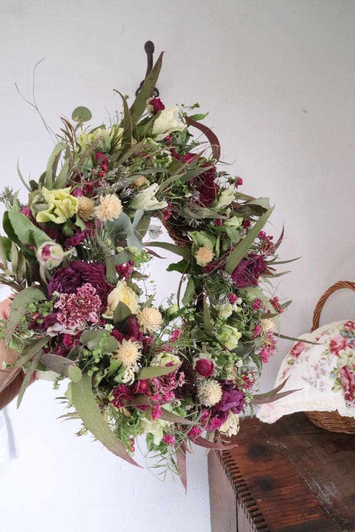 HappyMother’day 感謝を花に添え❁⃘*.゜ドライフラワーリース