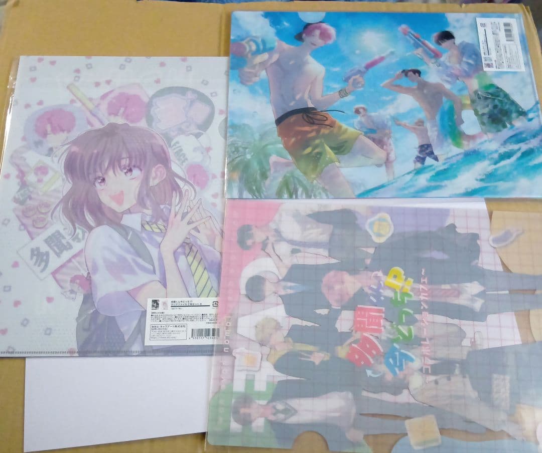 多聞くん今どっち！？ カフェ クリアファイル F/ACE展