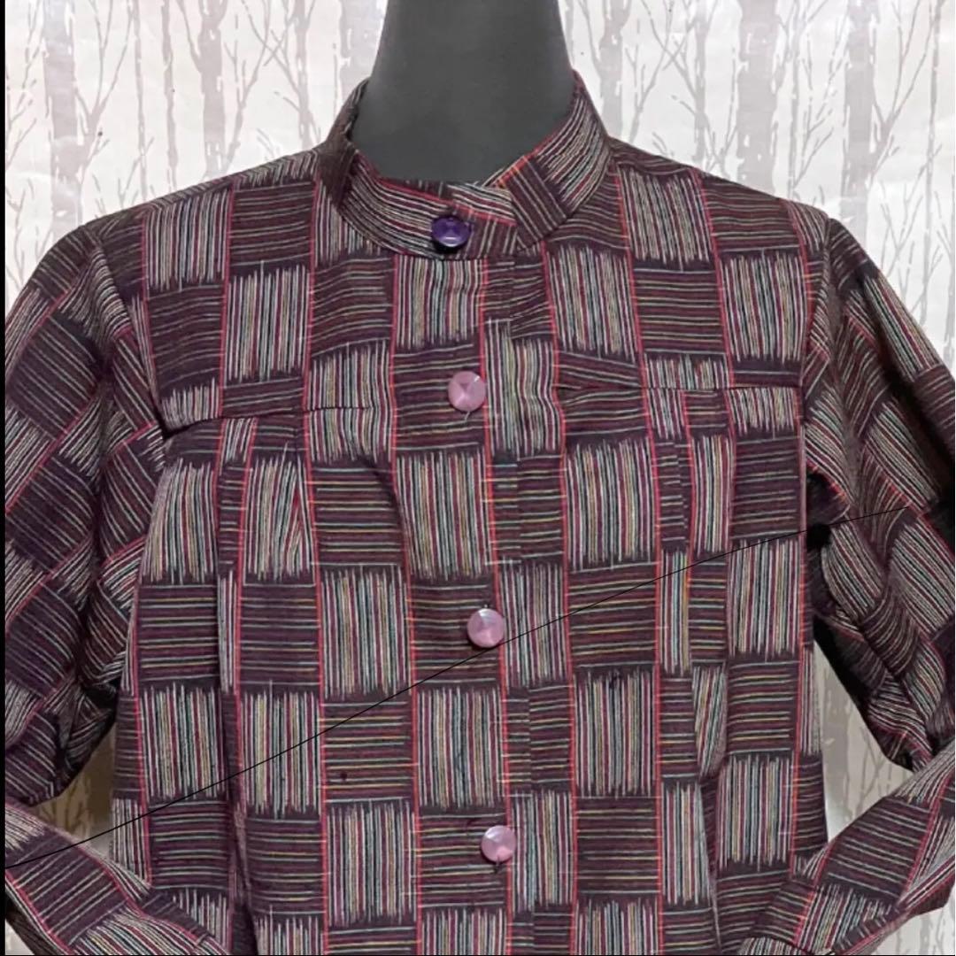 ウール着物リメイクジャケット❤️