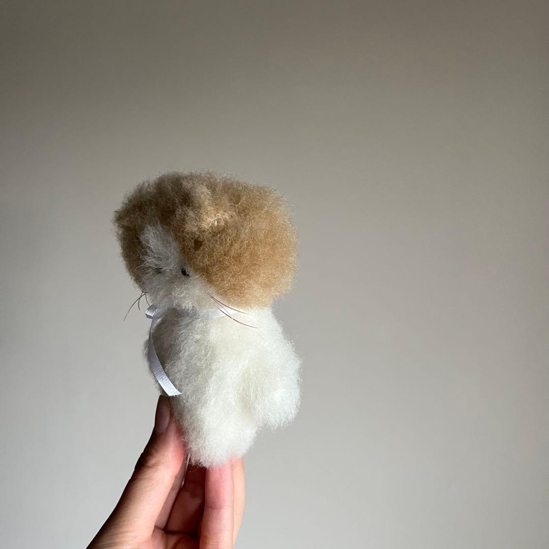 ハチワレ　ちいさなネコ　猫　ぬいぐるみ　作家　テディベア　アートドール　314