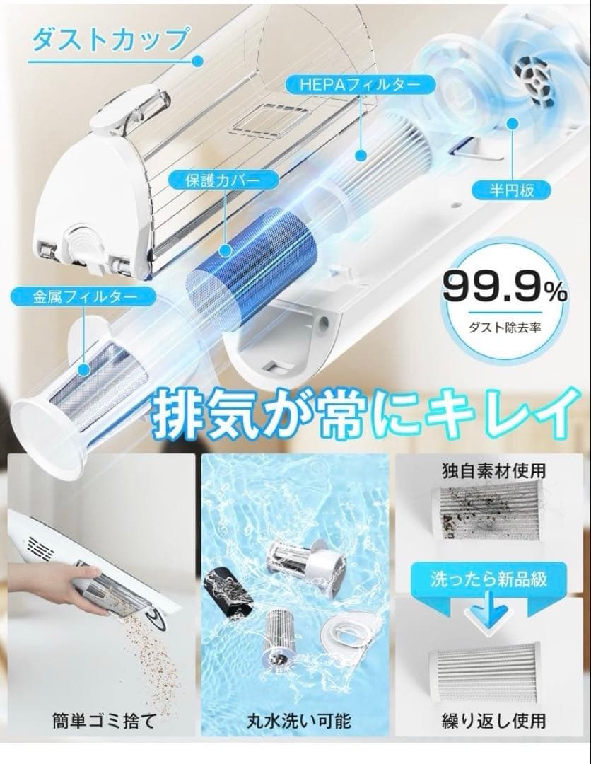 2026年最新掃除機 コードレス 超強力吸引LEDライト付超軽量定価19800円