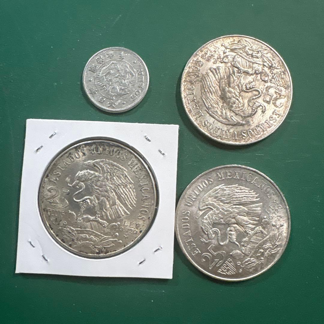 メキシコオリンピック25ペソ銀貨
