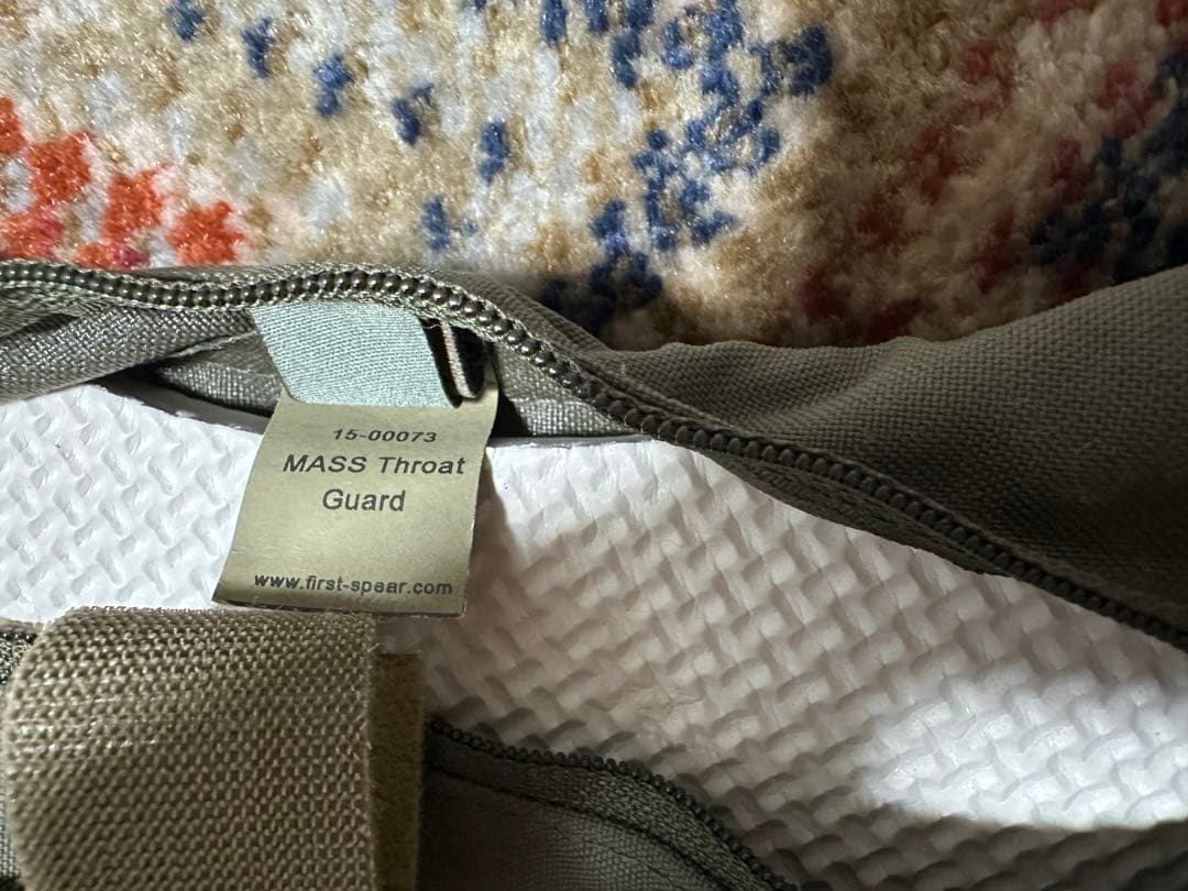 FIRST SPEAR プロテクター MASS 喉パーツ [ レンジャーグリーン