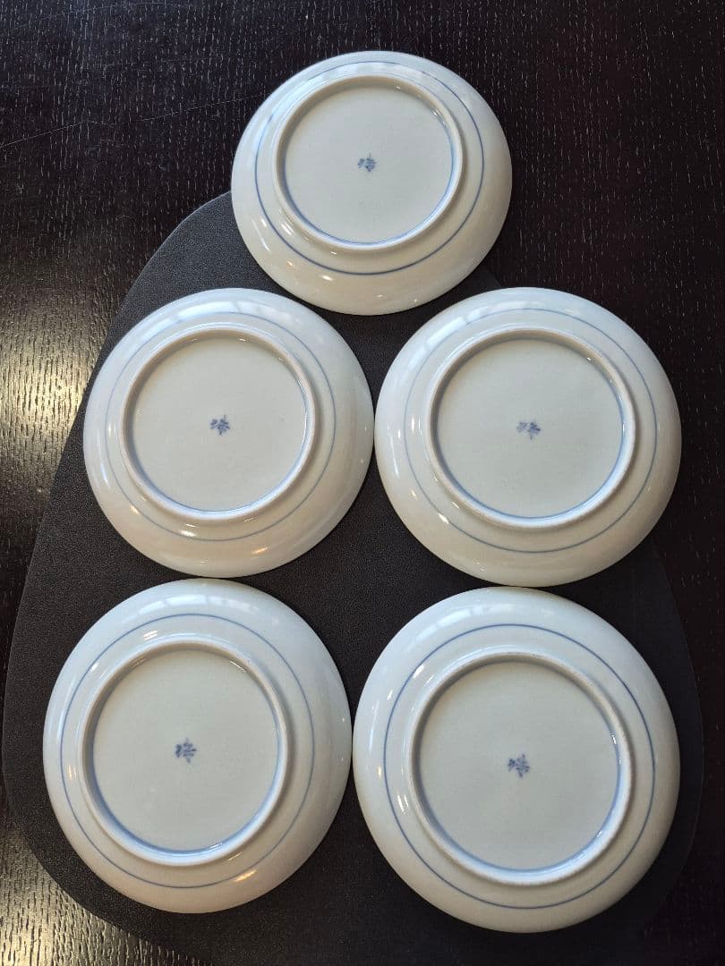 ※banbi※ 有田焼 福珠窯 染錦丸紋 5.5寸皿