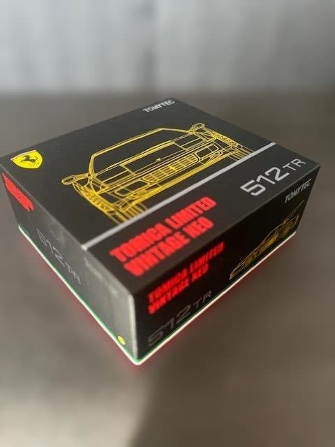 【未使用・TOMYTEC】フェラーリ 512 TR（黄）