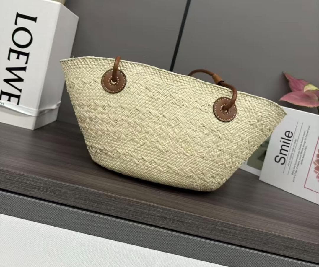 LOEWE バスケットバック アナグラム ミニ トート かごバック