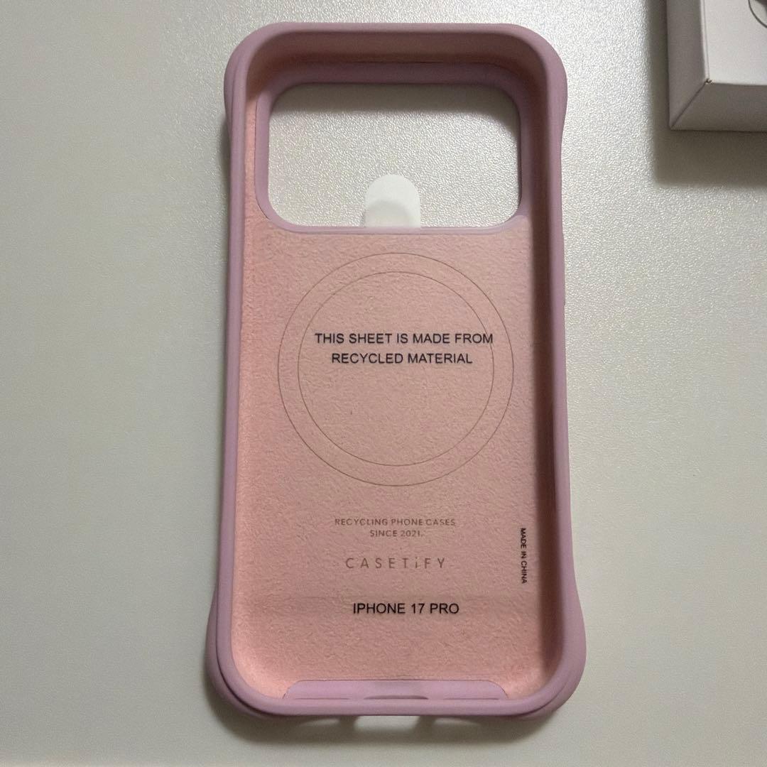ケースティファイ　CASETiFY iPhone17PRO用　ピンク