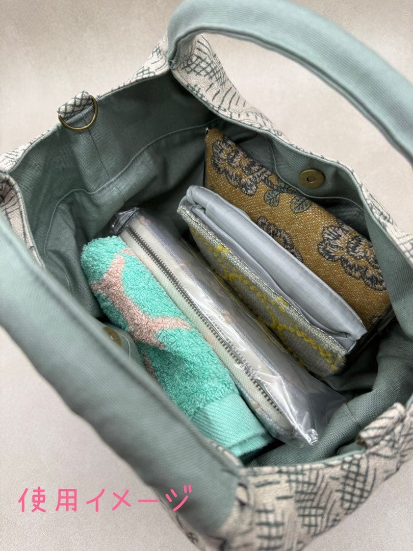 ミナペルホネン lumiukko ハンドメイドバッグ 101Ⓐ