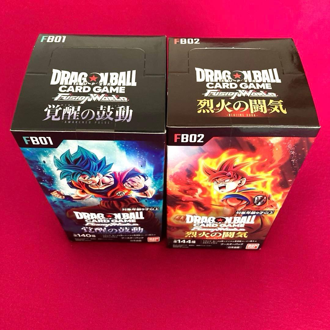 送料込　テープ付き　未開封　フュージョンワールド　覚醒の鼓動　烈火の闘気BOX