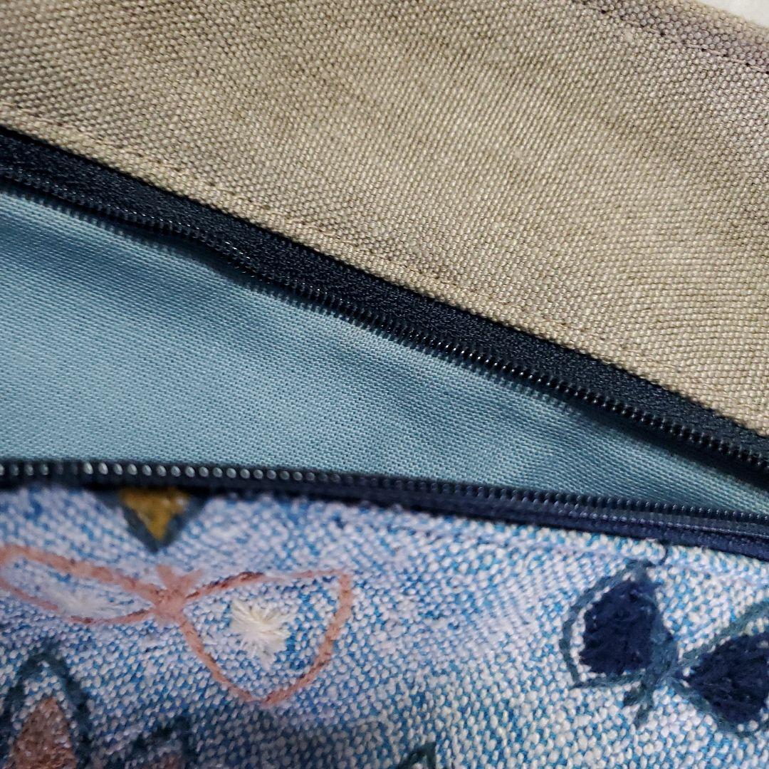 ④ハンドメイドバッグ　ミナペルホネン　卒業　スカイフラワー【使用　一回】