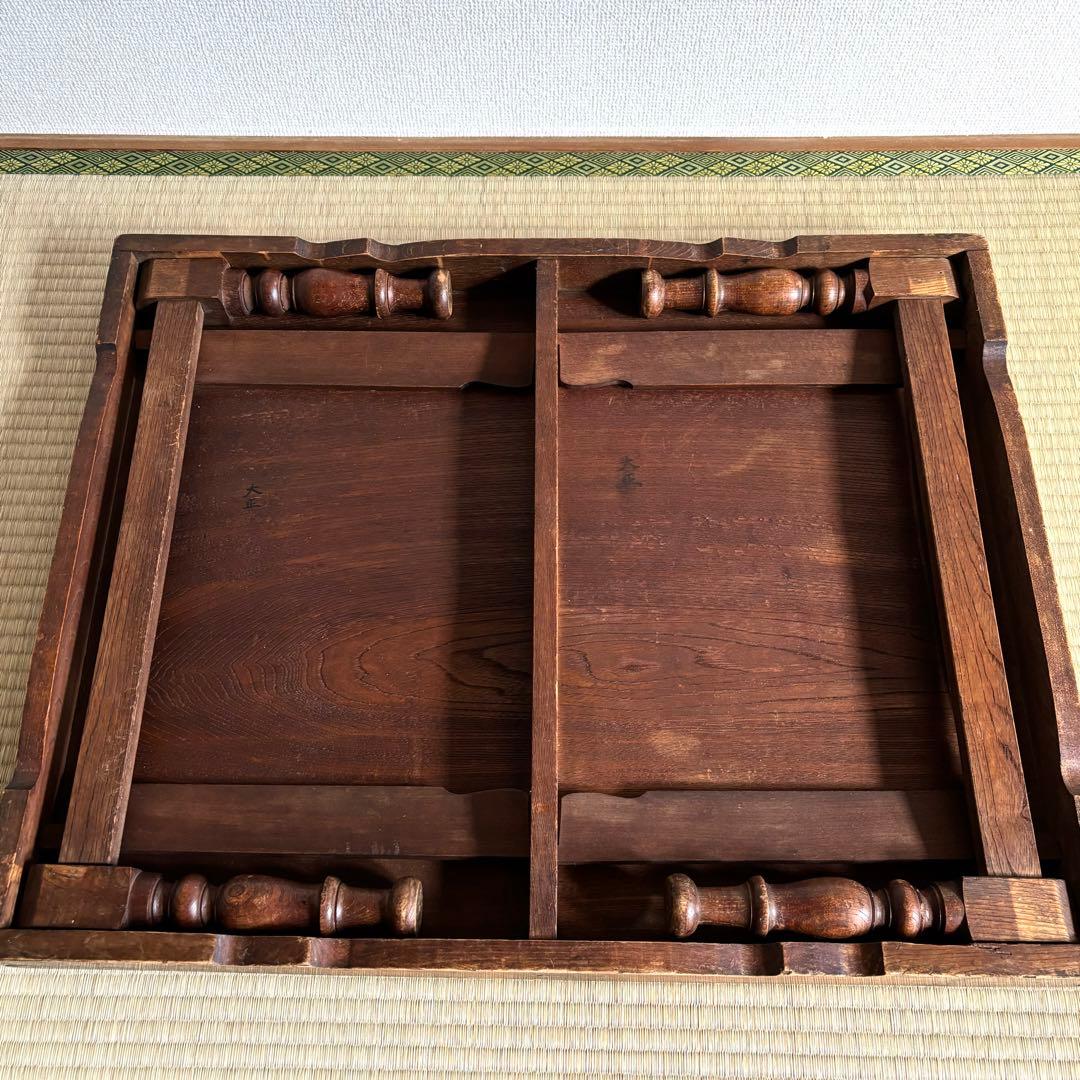 レトロ　木製　テーブル　机　ちゃぶ台　昭和　大正　天然生活　インテリア　カフェ