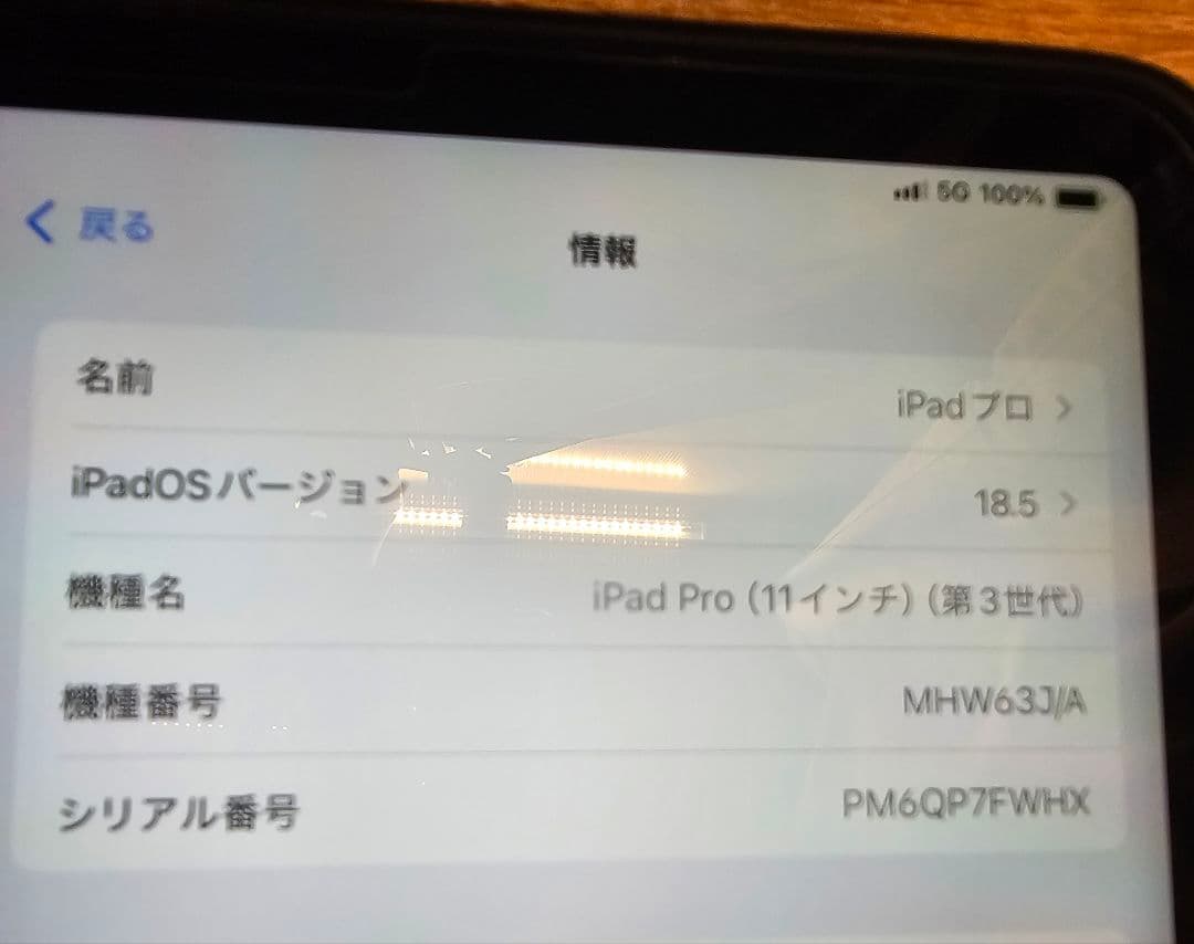 iPad Pro 11インチ 第3世代 128GB Cellularモデル