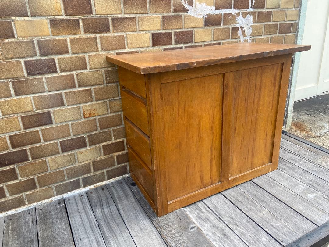 限定セール✰チェストサイドボード引き出し棚　アンティークヴィンテージ　昭和レトロ