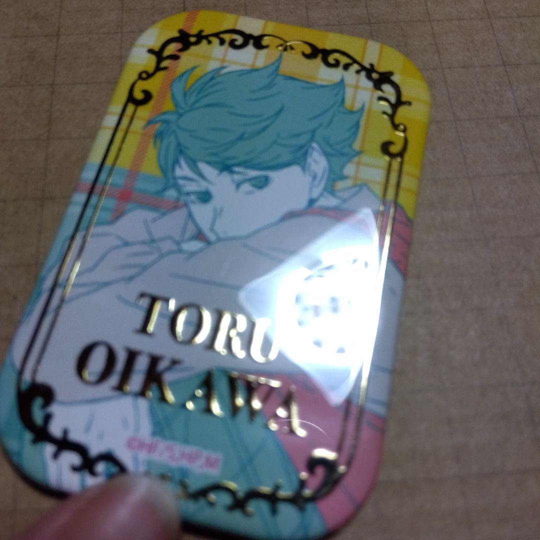 ハイキュー　セブンネット限定　スクエア缶バッジ　及川。