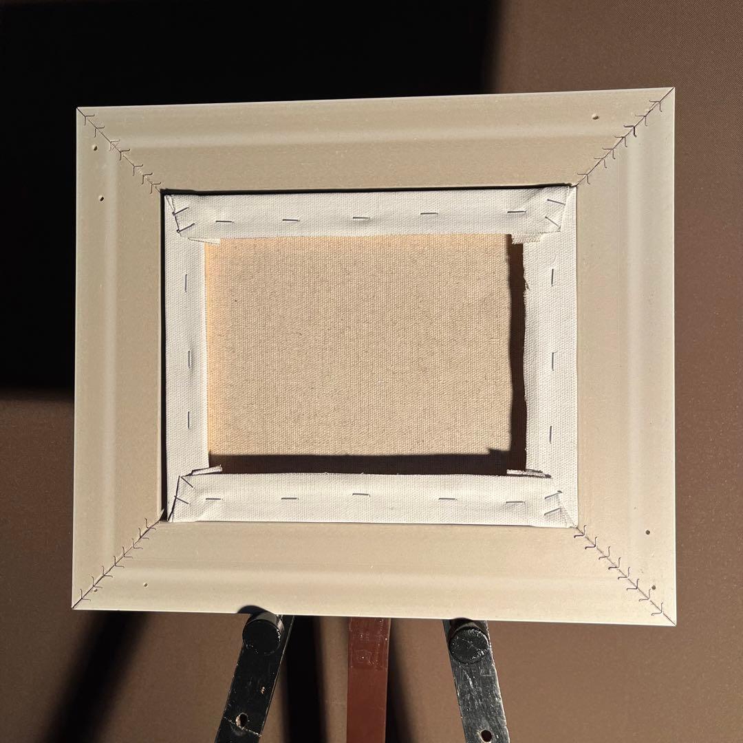 手書き油絵  ハンティング 額付 絵画 インテリア 油彩画