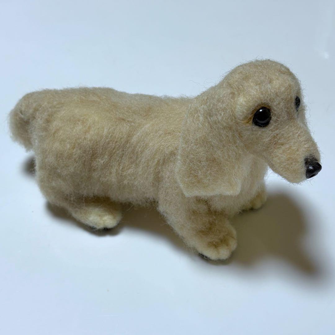 羊毛フェルト ダックスちゃん❁⃘*.゜