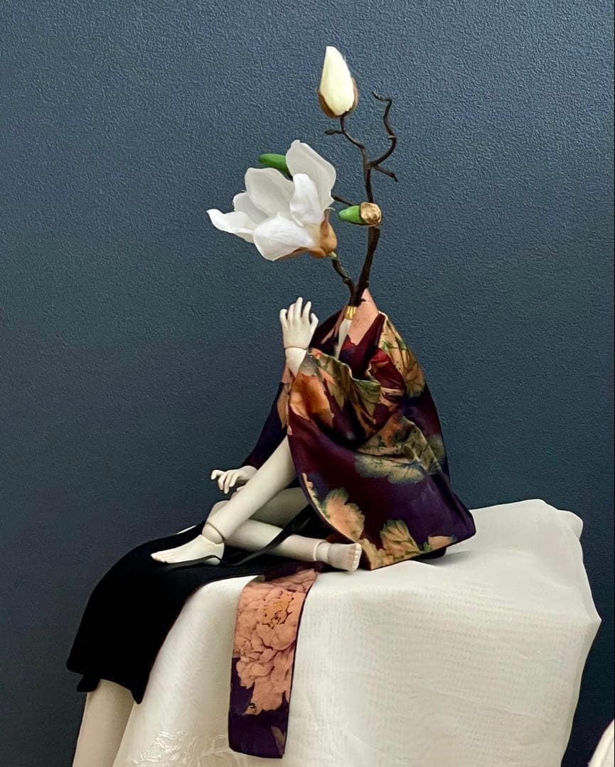 創作球体関節人形・木蓮の娘