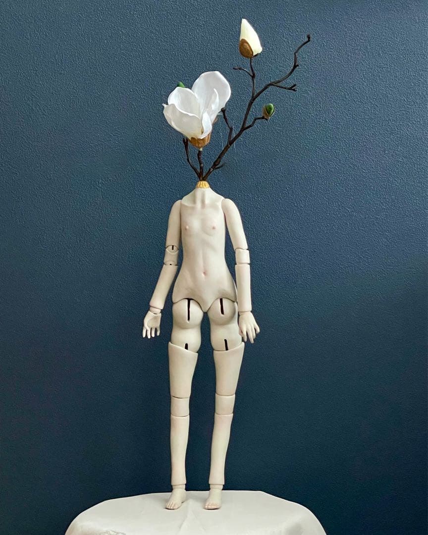 創作球体関節人形・木蓮の娘