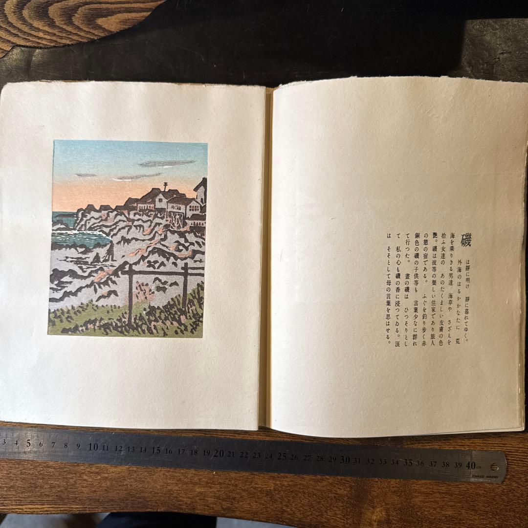 水韻譜 アオイ書房十週年記念　書窓版画帖十連聚　逸見享 著